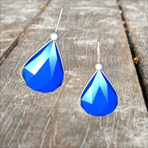 web AR XR+ Blue earrings