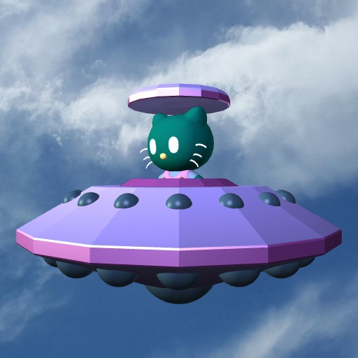 web AR XR+ Hello Kitty UFO