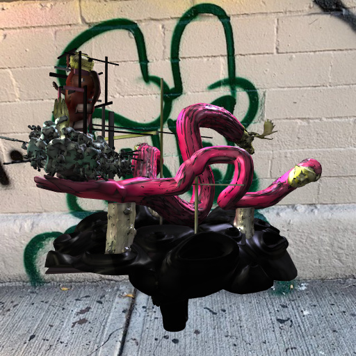 web AR XR+ GOD_RECONSTRUCTED_ NYC