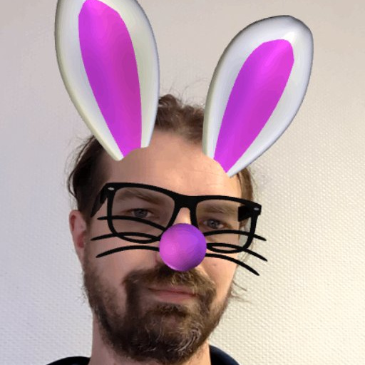 web AR XR+ TEMPLATE | Face tracking rabbit