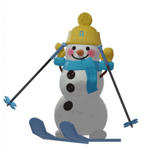 web AR XR+ Snowman on Skis – Talesis